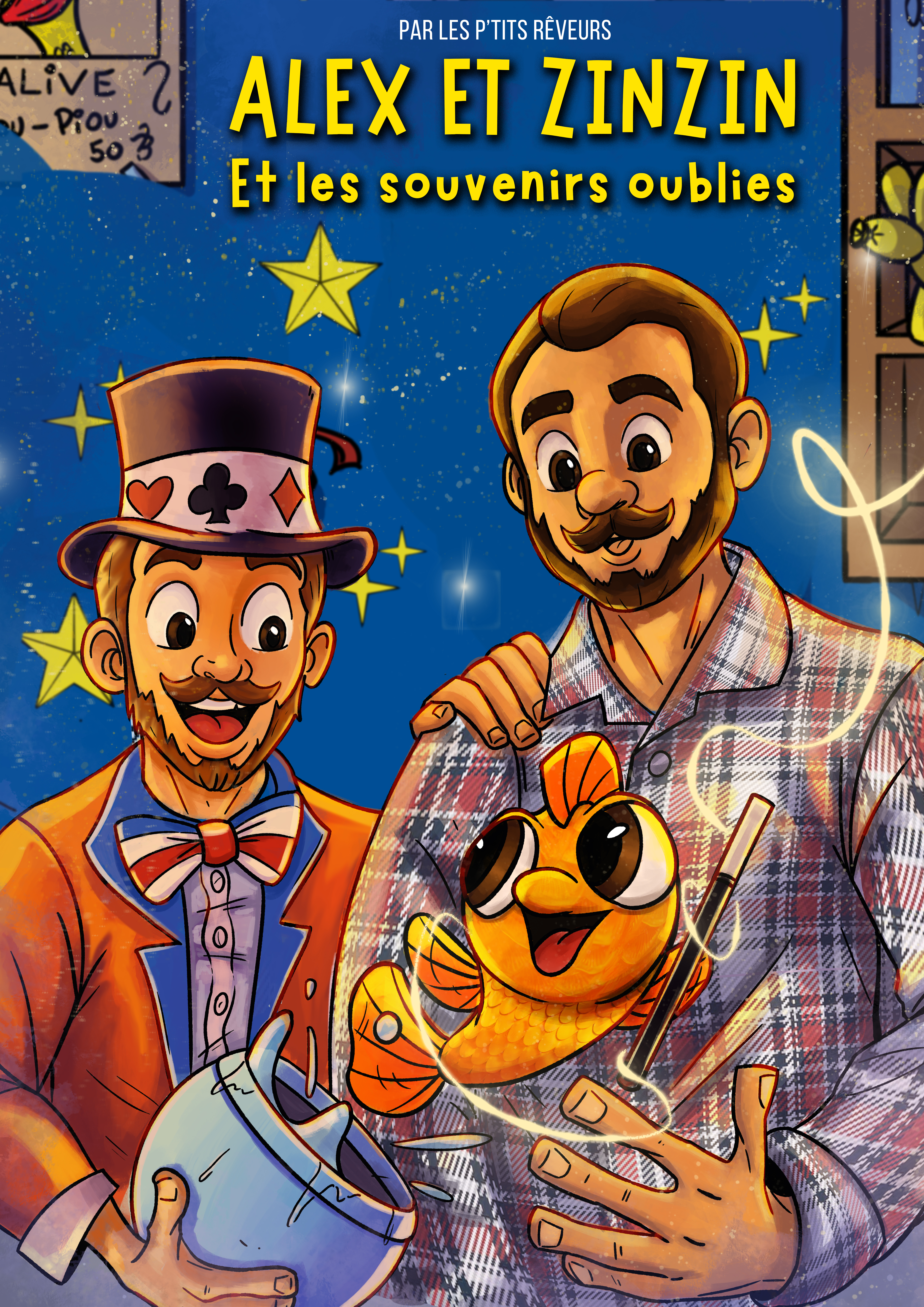 Affiche Spectacle Alex et Zinzin