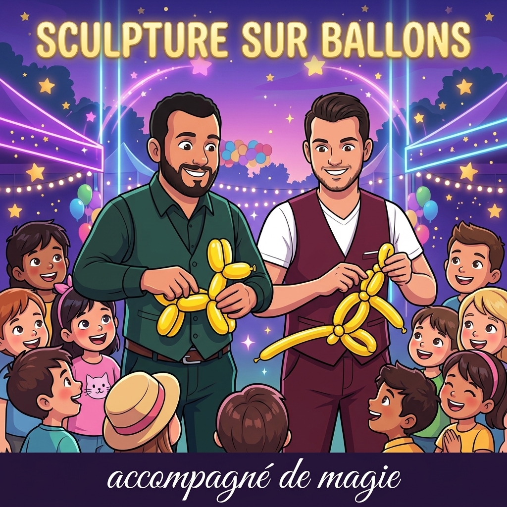 Sculpture sur ballons